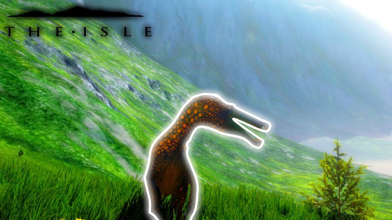 The Isle - BARYONYX PROGRESSION TO SUCHOMIMUS, EPIC REX VS SHANT WAR & INVISIBLE BUG ( Gameplay )