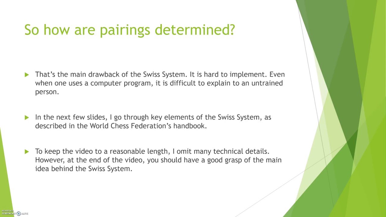What is the Swiss System?