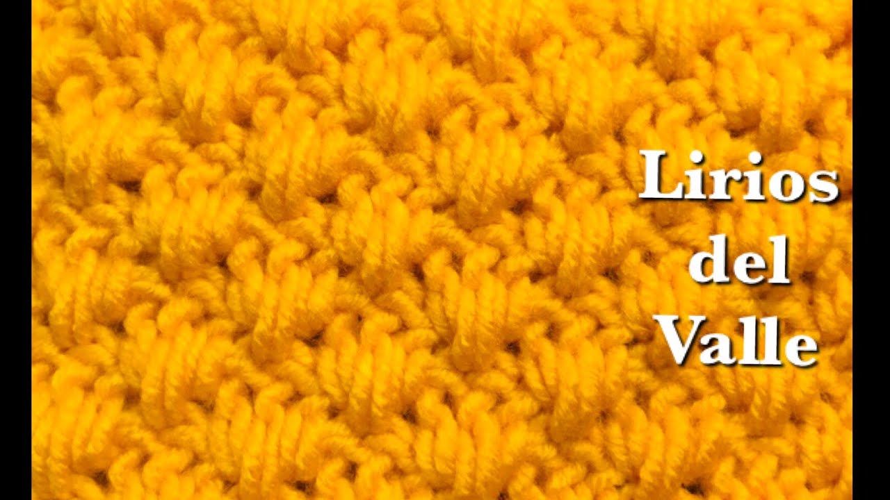 Puntada Lirios Del Valle en forma circular para gorros en gancho y más por Crochet for Baby #152