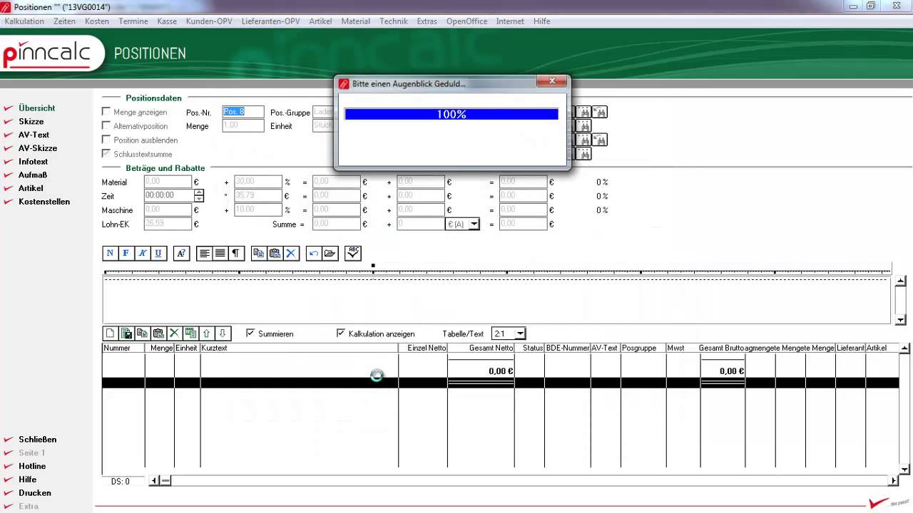 Tabellenkalkulation mit Excel