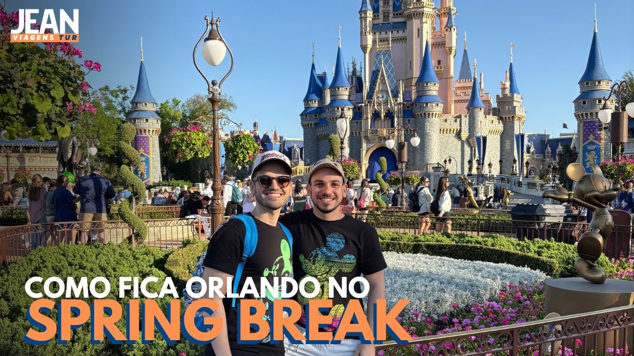 Como fica Orlando nas f&eacute;rias de Spring Break? N&oacute;s fomos e te contamos como foi! | Jean Viagens Tur