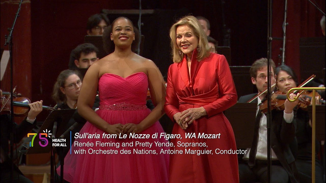 Renée Fleming and Pretty Yende with L'Orchestre des Nations, Sull’aria | WHO 75 Healing Arts Concert