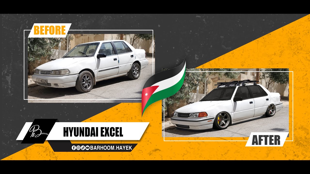 Hyundai Excel - From Jordan Streets 🇯🇴 (Modifications on photoshop)
