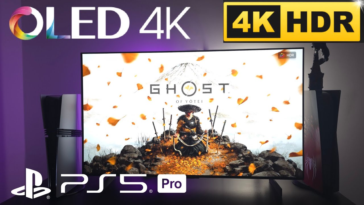 PS5 PRO & OLED GHOST OF YOTEI 4K 120FPS HDR RAY TRACING ULTRA GRÁFICOS 