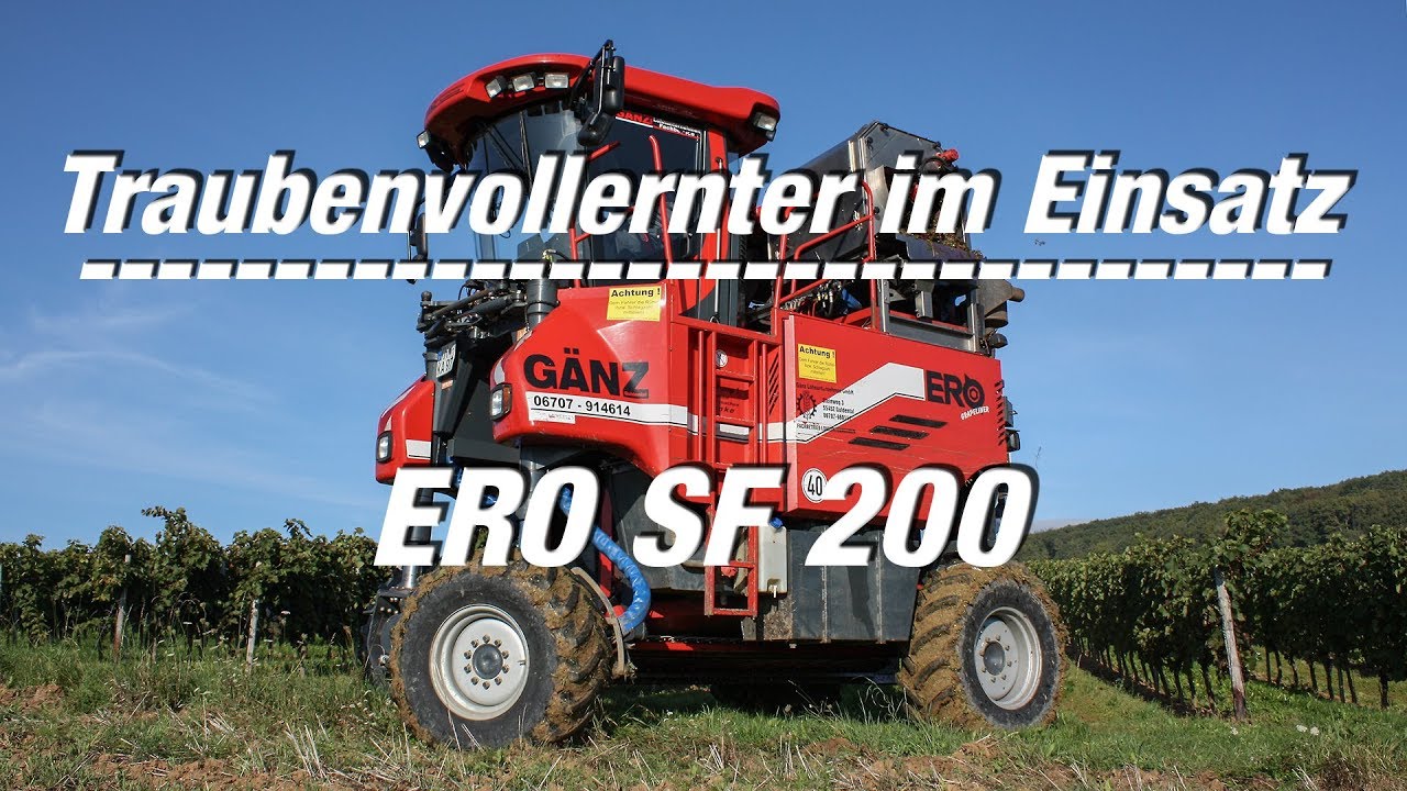 Traubenvollernter im Einsatz: (Folge 1) ERO SF 200 (FULL HD Film)