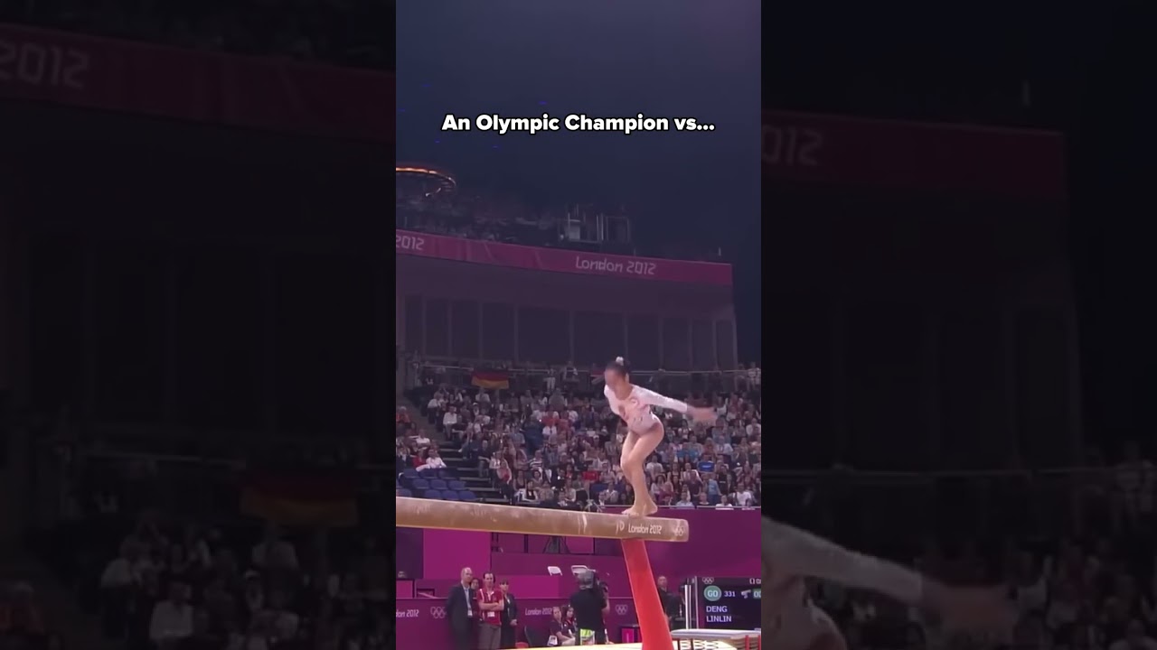 Which beam routine is more impressive? #gymnastics #beam #simonebiles #olympics #champion