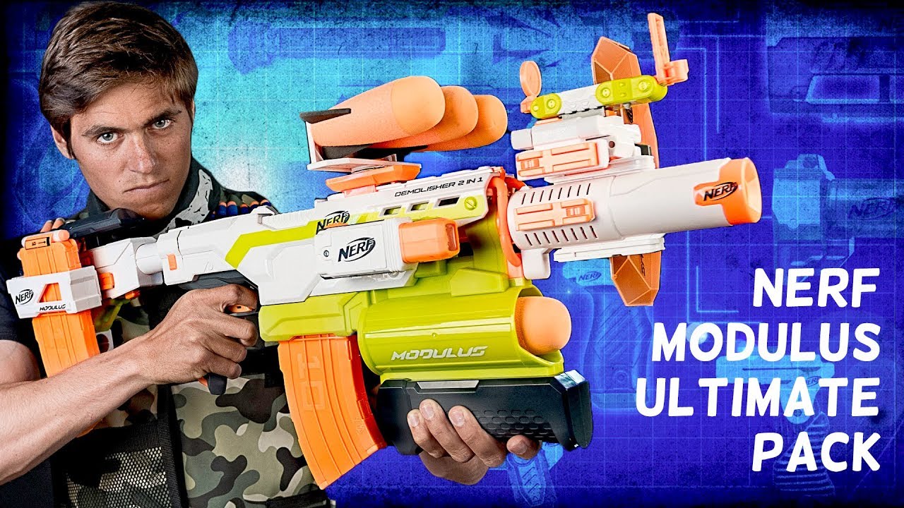 NERF MODULUS ULTIMATE PACK! - MOC DODATKÓW recenzja !