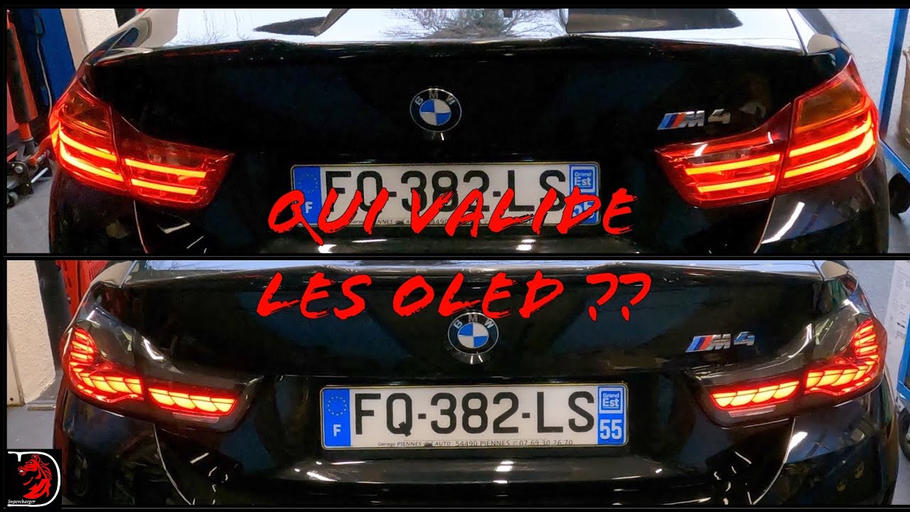 BMW M4 F32 Installation feux OLED