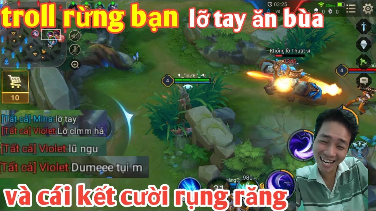 Li&ecirc;n Qu&acirc;n Mobile _ Cầm Trừng Trị Troll Rừng Bạn Lỡ Tay Ăn B&ugrave;a | V&agrave; C&aacute;i Kết Cười Kh&ocirc;ng Ngậm Được Mồm