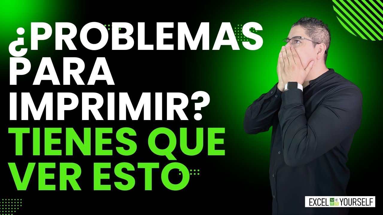 ¿Te Rompe la Cabeza Imprimir en Excel? ¡Descubre como hacerlo sin frustraciones!