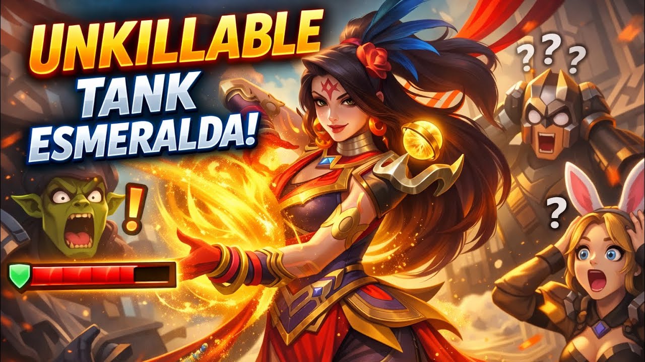 How to Play Esmeralda (UNKILLABLE Tank Build) | Ranked Gameplay MLBB