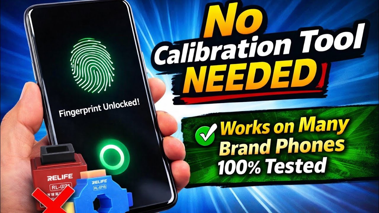No Engineering Code, No Tool! Fingerprint Calibration FREE Method | Live Proof