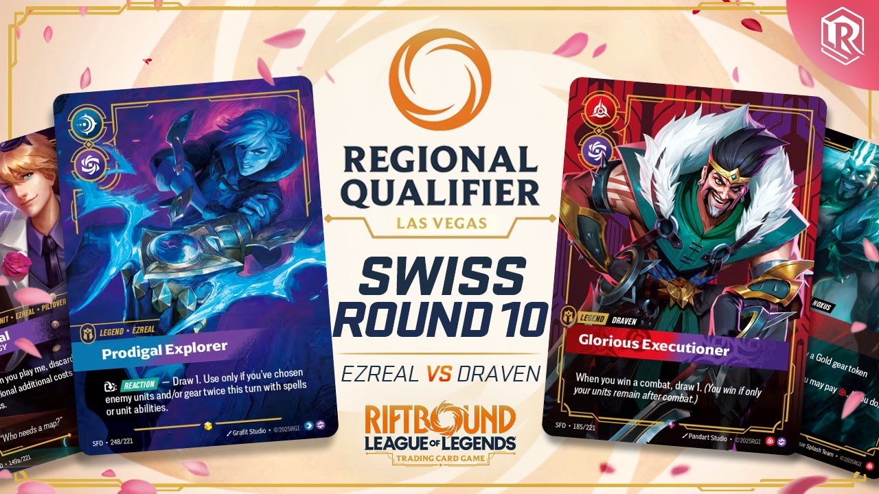 Riftbound Regional Vegas - Alanzq (Ezreal) vs Collin (Draven) - Round 10 | Spiritforged