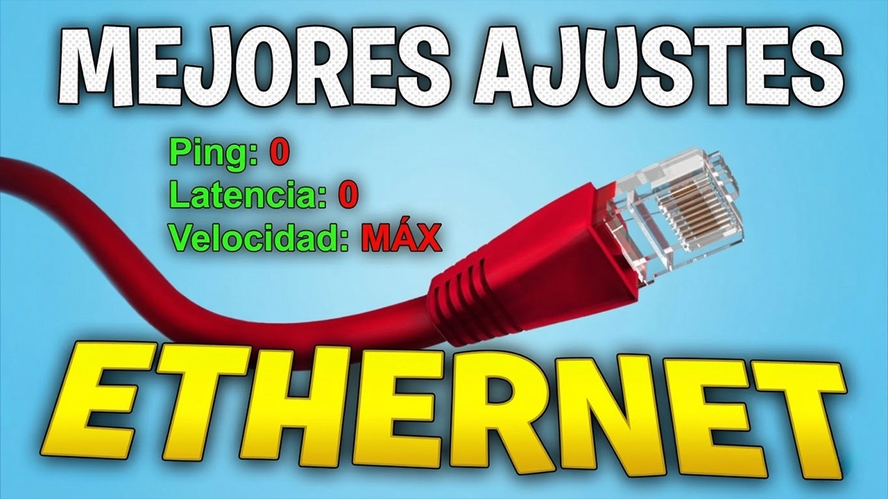 La mejor configuración de Ethernet para juegos en 2026 Reduce el ping la latencia mas Velocidad