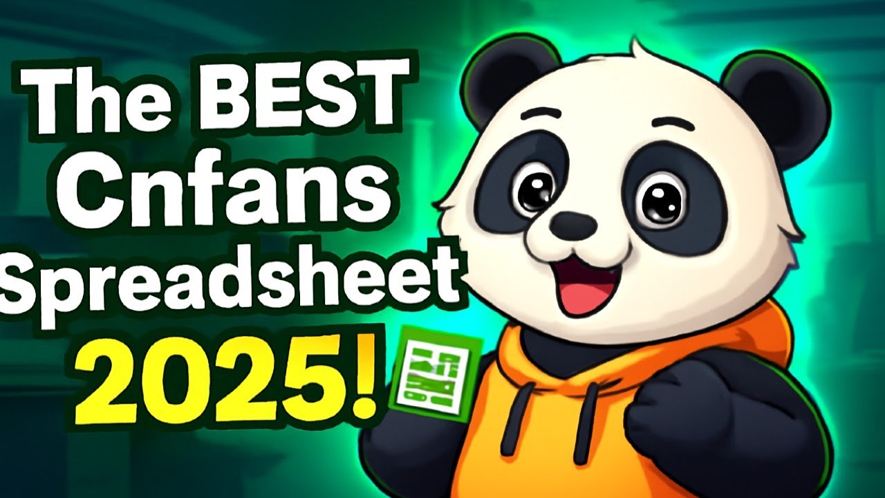 BEST CNFans Spreadsheet 2025 - #cnfans  #cnfansfinds  #cnfanshaul  #spreadsheets