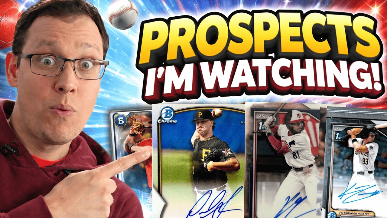 Top MLB Prospects I’m Watching Before Opening Day 👀📈 (Buy Before They Break Out!)