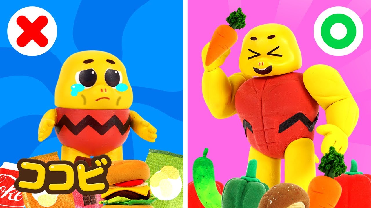 やさいのうた🥕🥦好き嫌いせずに野菜ちゃんと食べよう！子供向けの良い生活習慣｜ココビ