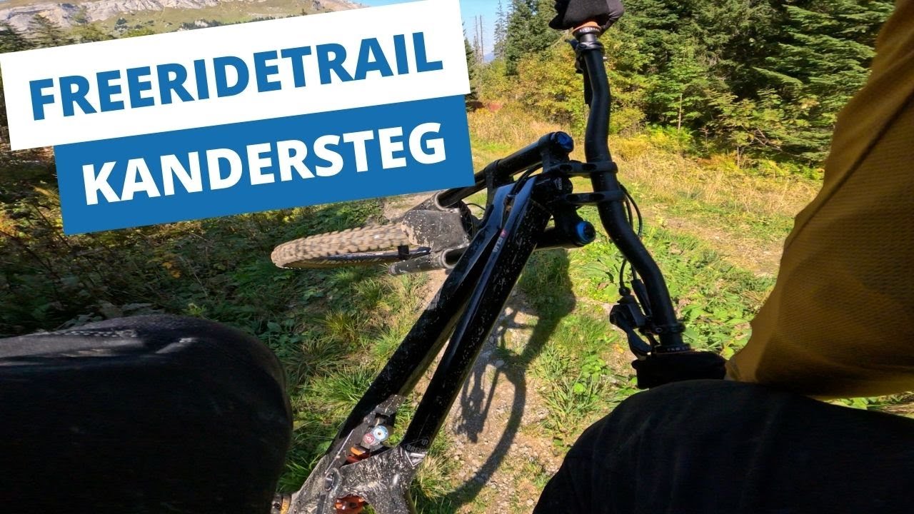 Kandersteg Freeridetrail mit hartem Crash