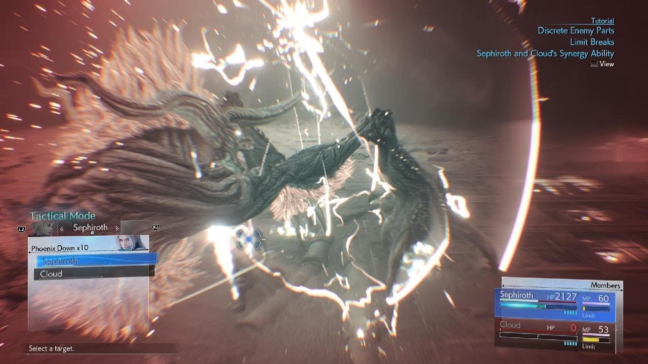FINAL FANTASY 7 REBIRTH Cloud And Sephiroth Synergy Ability