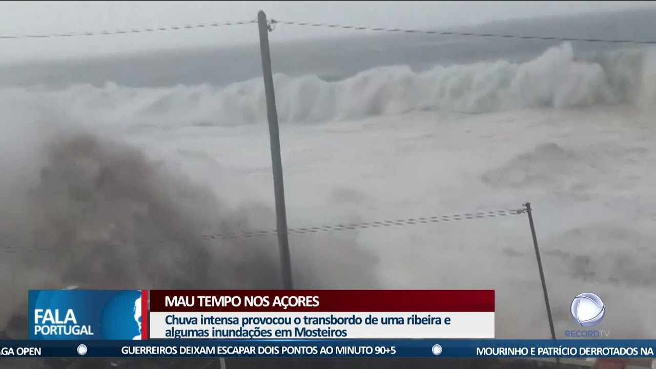 Mau tempo nos Açores