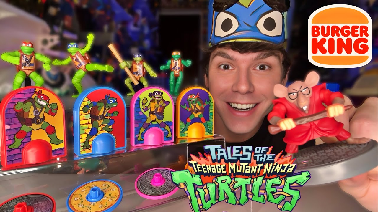 COLEÇÃO COMPLETA TARTARUGAS NINJA BURGER KING 2026