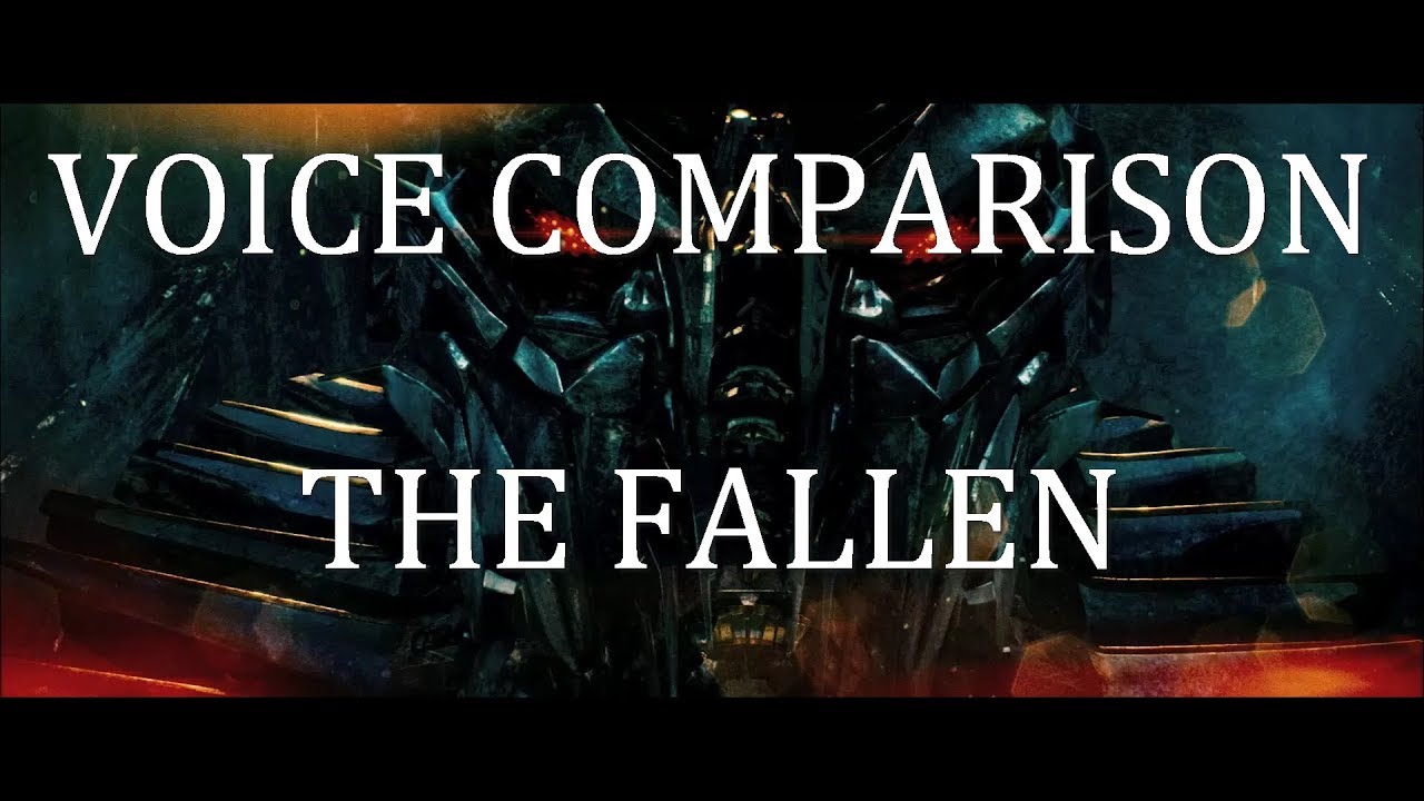 Voice Comparison: The Fallen (Transformers)