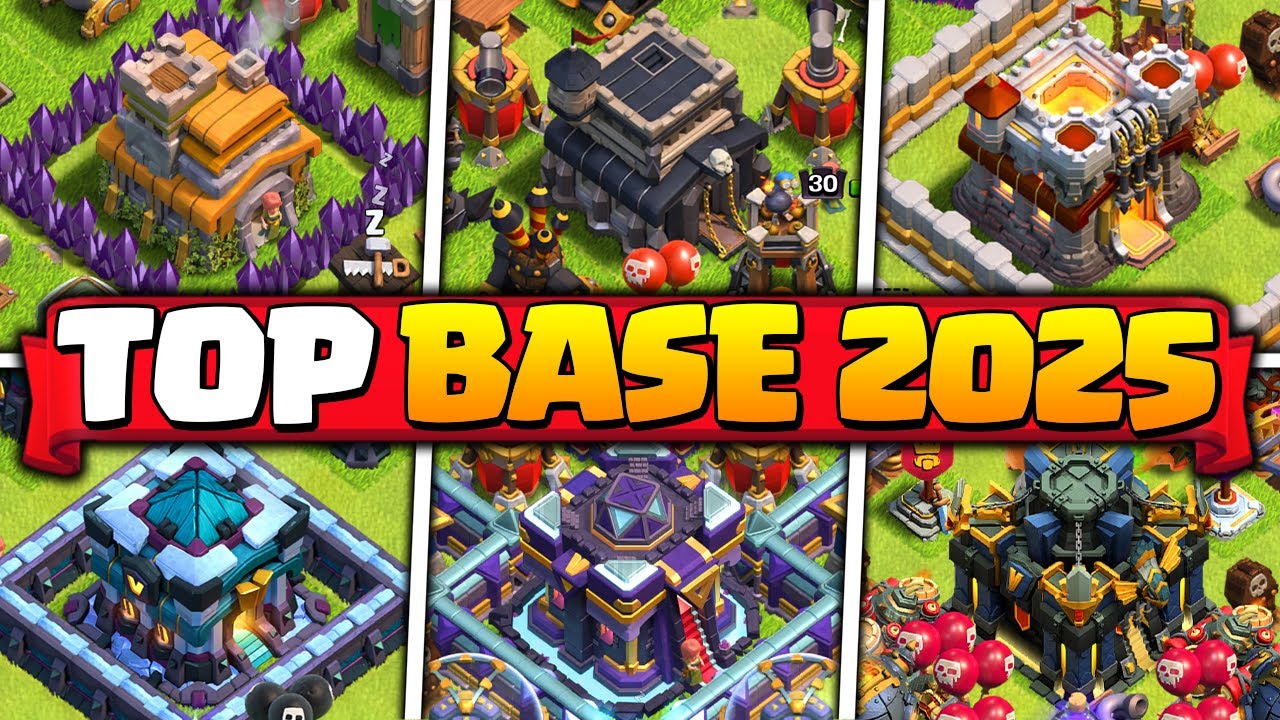 MEILLEURES BASES GDC 2025 | HDV 7, 8, 9, 10, 11, 12, 13, 14, 15, 16 & 17 | Clash of clans FR