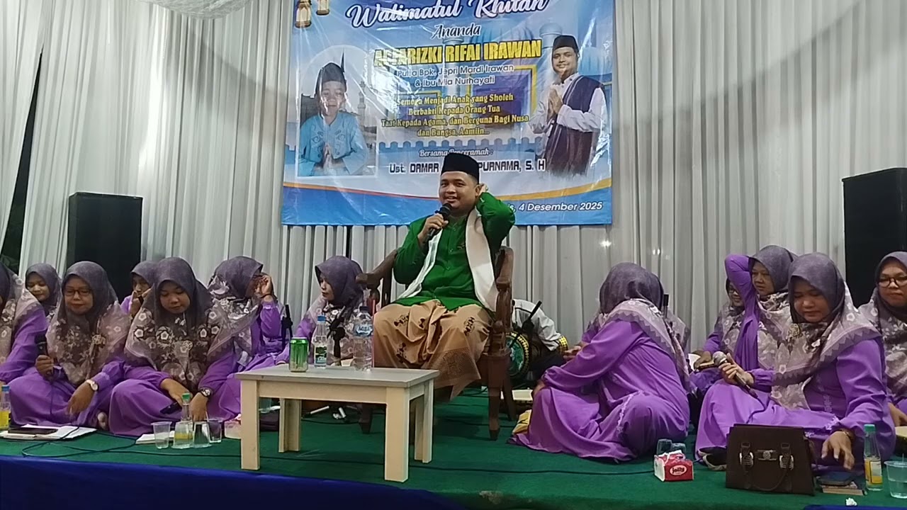 Pengajian Walimatul Khitan Ngakak Bersama Ustadz Damar S. H Asli Banyumas 