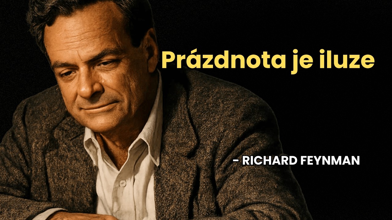 Proč prostor NENÍ prázdný — Co Feynman odhalil, ROZDRTÍ vaši realitu