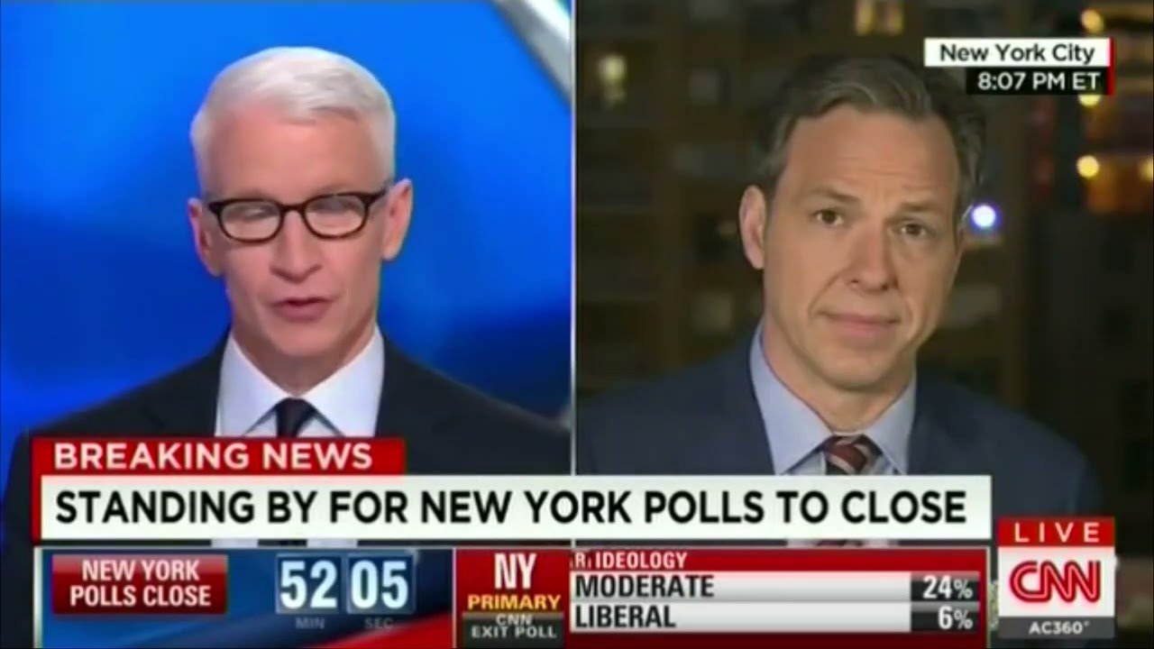 CNN's 2016 New York Primary Coverage - 8pm to 12am [No Commercials]