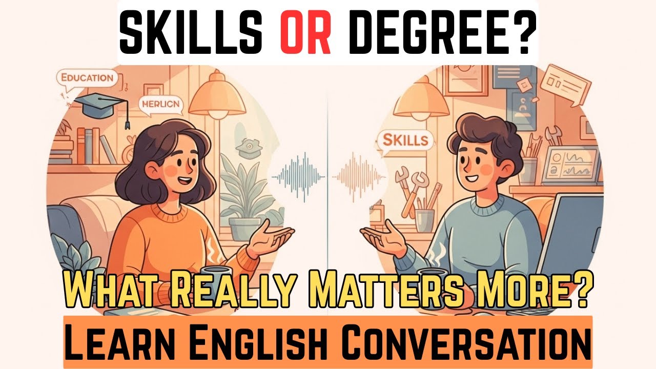 Skills or Degree: What REALLY Matters More? | Learn English Conversation