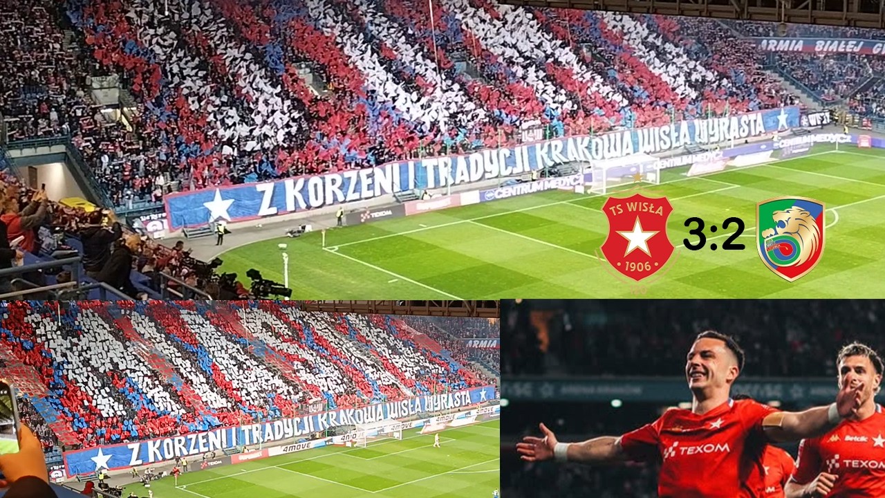 MECZ ZWRÓTÓW AKCJI ● WISŁA KRAKÓW 3:2 MIEDŹ LEGNICA | VLOG ZE STADIONU