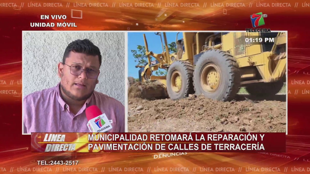 Municipalidad de La Ceiba retomara la reparación y pavimentación de calles de terracería