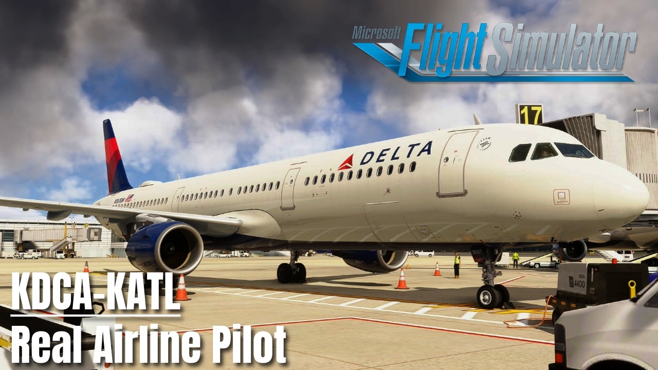 (RETRY) FENIX A321 - I AM TYPE RATED! - KDCA-KATL - Real Airline Pilot