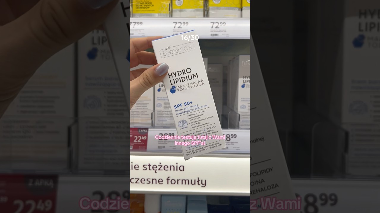 Sprawdzamy SPF do twarzy Bielendy! 🕶️16/30 ☀️