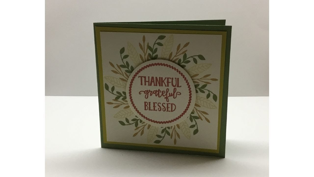 How to use Gina K. Designs Wreath Builder Template & Autumn Wreath Builder Stamps to make 6 cards