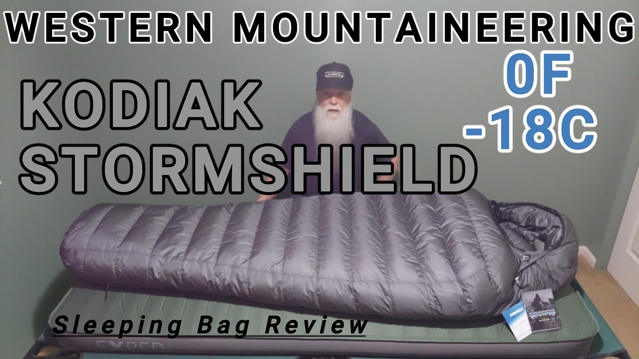 Обзор спального мешка Western Mountaineering Kodiak Stormshield Down
