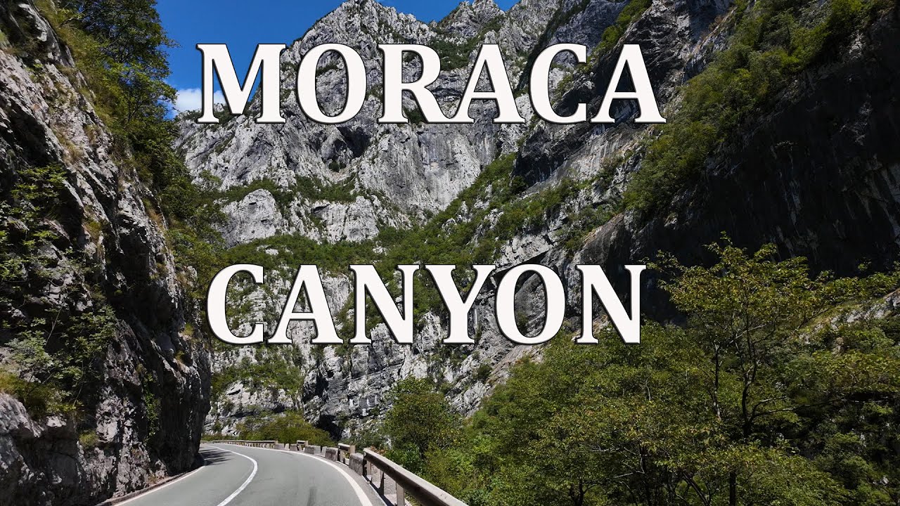 Driving in Montenegro, through Moraca Canyon. Muntenegru, Canionul Moraca. #montenegro #driving