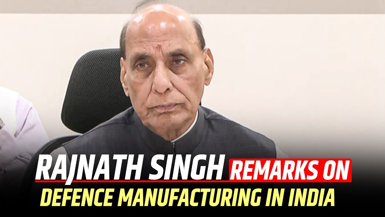 Rajnath Singh LIVE | National Conference on 'Opportunities in Defence Manufacturing in the Country'