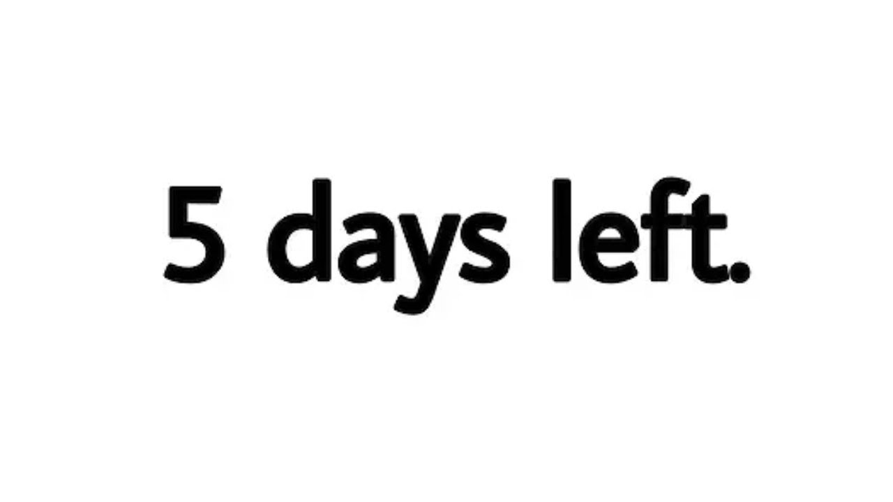 This video will be deleted in 5 days. (reupload) (4K)