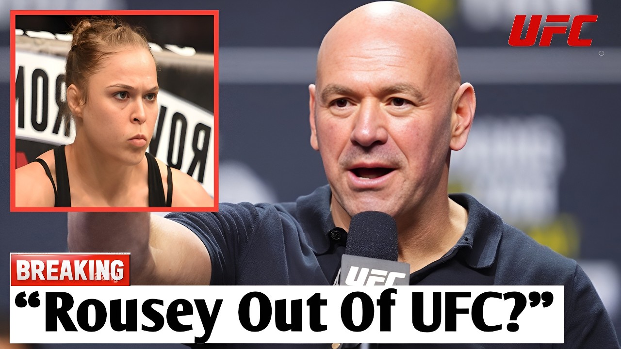 “UFC In Chaos! Dana White REMOVES Ronda Rousey After Fighter Pay Comments!”