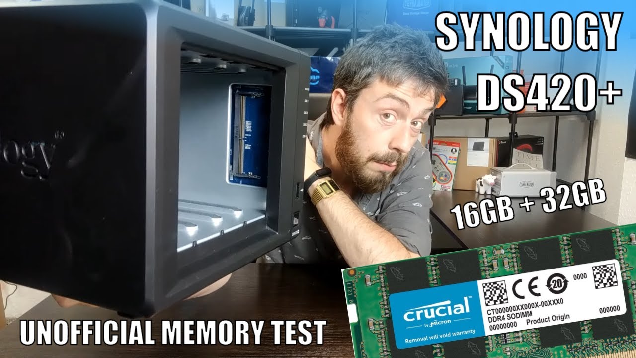 Synology DS420+ NAS - Unofficial 16GB and 32GB Memory Upgrade Tests