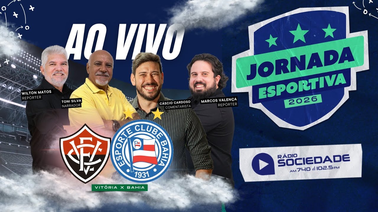 Vitória x Bahia  - Campeonato Baiano 2026 - Rádio Sociedade