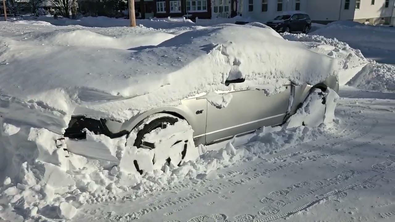 Blizzard of 26 aftermath (Milford Ma)
