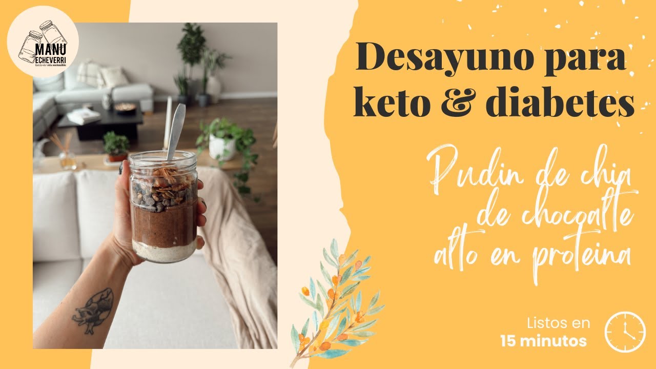 🍫PUDIN DE CHIA DE CHOCOLATE ALTO EN PROTEINA | REMPLAZO PARA TU AVENA DE DESAYUNO | Manu Echeverri