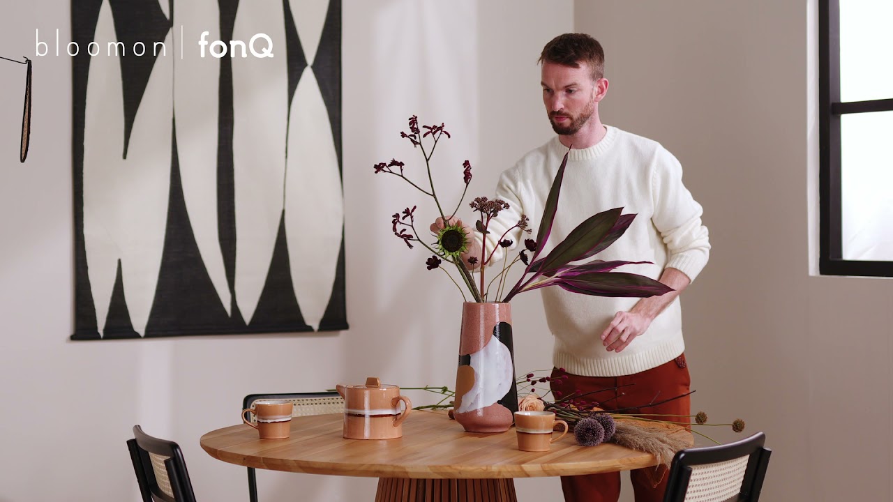 Zo style je je bloomon boeket in een andere vaas | ATELIER X HKliving via fonQ