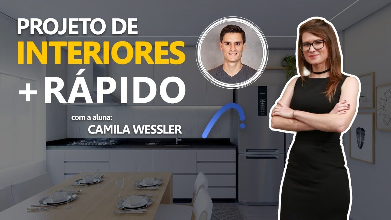 Projeto de Interiores no Archicad com a aluna Camila Wessler | Estudos de Caso BPA #01