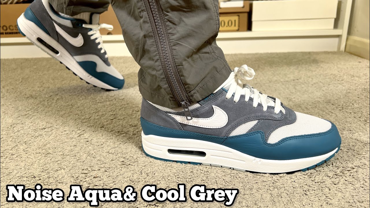 Nike Air Max 1 Noise Aqua& Cool Grey Review& On foot