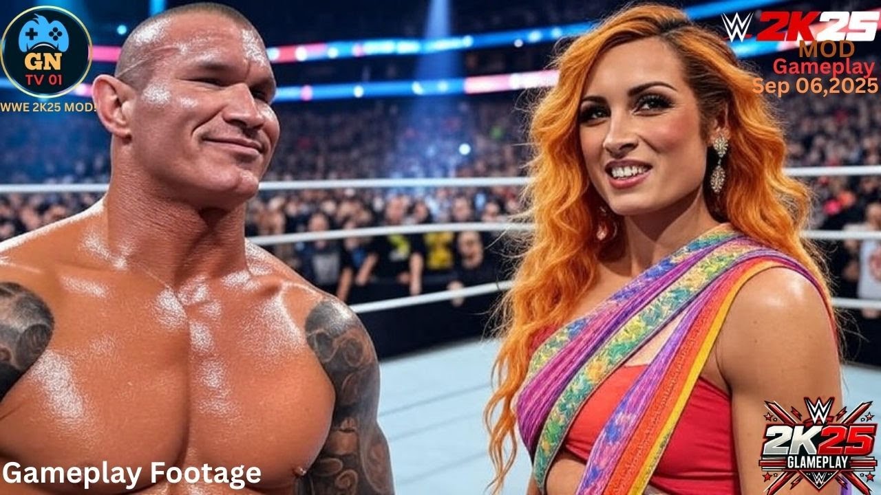 WWE 2K25 — Бекки Линч против Рэнди Ортона | Геймплей межгендерного матча | 6 сентября 2025 г.