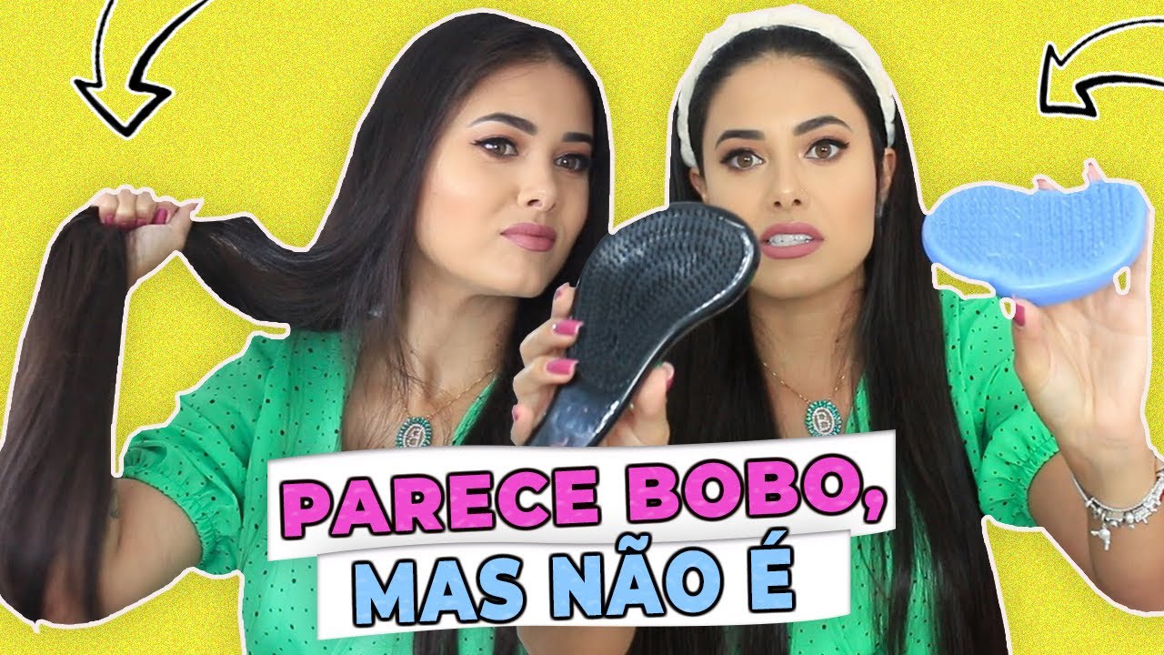 APRENDA DE VEZ A PENTEAR O CABELO CORRETAMENTE!!!